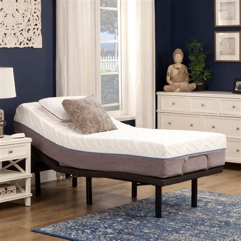 memory foam mattress adjustable bed